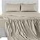 LDC LUX LUX Dcor King Sheet Set 6 Piece UltraSoft Microfiber Bed Sheets with Flat Sheet 16 Inches Deep Pocket Fitted Sheet Pillowcases Cooling Breathable Hotel Luxury OekoTEX Taupe