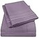Sweet Home 1500 Supreme Collection Queen Sheet Sets Plum Luxury Hotel Bed Sheets and Pillowcase Set for Queen Mattress Extra Soft Elastic Corner Straps Deep Pocket Sheets Queen Plum