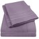Sweet Home 1500 Supreme Collection Queen Sheet Sets Plum Luxury Hotel Bed Sheets and Pillowcase Set for Queen Mattress Extra Soft Elastic Corner Straps Deep Pocket Sheets Queen Plum