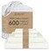 Threadmill 100 Cotton Sheets for King Size Bed 600 Thread Count King Bed Sheets Set with 16 Deep Pocket Sateen Weave 4Piece Bedding Set with Cooling Effect Ivory