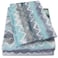 Sweet Home 1500 Supreme Collection Extra Soft Summerset Ocean Vibe Chevron Pattern Sheet Set Full Luxury Bed Sheets Set with Deep Pocket Wrinkle Free Bedding Trending Printed Pattern Full