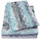 Sweet Home 1500 Supreme Collection Extra Soft Summerset Ocean Vibe Chevron Pattern Sheet Set Full Luxury Bed Sheets Set with Deep Pocket Wrinkle Free Bedding Trending Printed Pattern Full
