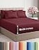 CGK Unlimited Extra Deep King Sheet Set 6 Piece Breathable and Cooling Sheets Hotel Luxury Bedding for Women Men Kids Teens Easy Secure Fit Soft Wrinkle Free and Comfy Extra Deep Pockets Burgundy