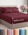 CGK Unlimited Extra Deep King Sheet Set 6 Piece Breathable and Cooling Sheets Hotel Luxury Bedding for Women Men Kids Teens Easy Secure Fit Soft Wrinkle Free and Comfy Extra Deep Pockets Burgundy