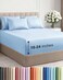CGK Unlimited Extra Deep King Sheet Set 6 Piece Breathable and Cooling Sheets Hotel Luxury Bedding for Women Men Kids Teens Easy Secure Fit Soft Wrinkle Free Comfy Extra Deep Pockets Light Blue
