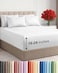 CGK Unlimited Extra Deep Full Sheet Set 6 Piece Breathable and Cooling Sheets Hotel Luxury Bedding for Women Men Kids Teens Easy Secure Fit Soft Wrinkle Free and Comfy Extra Deep Pockets White