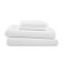Martex 4 Piece King Size Bed Sheets Set King Size Bed Sheets Light Weight Soft Breathable Sheets Brushed Cotton Rich Blend SecureFit Wrinkle Resistant Durable Easy Care Bed Sheets White