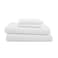 Martex 4 Piece King Size Bed Sheets Set King Size Bed Sheets Light Weight Soft Breathable Sheets Brushed Cotton Rich Blend SecureFit Wrinkle Resistant Durable Easy Care Bed Sheets White