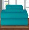 Elegant Comfort Luxury 1500 Premium Hotel Quality Microfiber 4Piece Sheet Set Wrinkle Resistant All Around Elastic Fitted Sheet Deep Pocket up to 16 Queen Turquoise