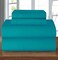 Elegant Comfort Luxury 1500 Premium Hotel Quality Microfiber 4Piece Sheet Set Wrinkle Resistant All Around Elastic Fitted Sheet Deep Pocket up to 16 Queen Turquoise