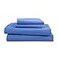 Martex 3 Piece Twin Sheets Set Twin Bed Sheets Set Light Weight Soft Breathable Sheets Brushed Cotton Rich Blend SecureFit Wrinkle Resistant Durable Easy Care Bed Sheets Comfy Sheets Blue