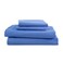 Martex 3 Piece Twin Sheets Set Twin Bed Sheets Set Light Weight Soft Breathable Sheets Brushed Cotton Rich Blend SecureFit Wrinkle Resistant Durable Easy Care Bed Sheets Comfy Sheets Blue