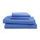 Martex 3 Piece Twin Sheets Set Twin Bed Sheets Set Light Weight Soft Breathable Sheets Brushed Cotton Rich Blend SecureFit Wrinkle Resistant Durable Easy Care Bed Sheets Comfy Sheets Blue