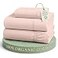 LANE LINEN Eco Friendly 100 Organic Cotton Twin Sheet Set Hotel Quality Premium Bedding Sheets Pillowcases Set Twin Size Soft Comfy Percale Sheets Machine Wash Bed Sheets Sepia Rose