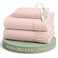 LANE LINEN Eco Friendly 100 Organic Cotton Twin Sheet Set Hotel Quality Premium Bedding Sheets Pillowcases Set Twin Size Soft Comfy Percale Sheets Machine Wash Bed Sheets Sepia Rose