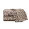 Martex Elegance 4Piece Queen Satin Sheet Set Luxury Hotel Quality Bedding Silky Soft Fabric for Hair and Skin Deep Pocket Fit Smooth Sleep Surface Wrinkle Resistant Leopard Print