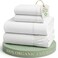 LANE LINEN 100 Organic Mercerized Cotton Pre Washed Full Size Bed Sheets Soft Comfy Low Pill Fade Resistance Fully Elasticized Oeko Tex Certified 15 Deep Pocket Full Sheet Set White