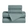 SUPERIOR Superior Egyptian Cotton 4 Piece Sheet Set 650 Thread Count EcoFriendly Sustainable Sheets UltraSoft Basics Solid Deep Pocket Fitted Sheet Flat Sheet Pillowcases Olympic Queen Teal