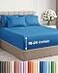CGK Unlimited Extra Deep King Sheet Set 6 Piece Breathable and Cooling Sheets Hotel Luxury Bedding for Women Men Kids Teens Easy Secure Fit Soft Wrinkle Free Comfy Extra Deep Pockets Denim Blue