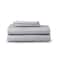 GhostBed Full Cooling Supima Cotton and Tencel Luxury Sheet Set Wrinkle Resistant with Deep Pockets 4 Piece Gray