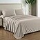 Mayfair Linen 100 Pure Egyptian Cotton Sheet Queen Size Luxury 1000 Series Grandiose Collection Queen Size Sheets 4 PC Taupe 16 Deep Pocket Sateen Weave Soft Cooling Hotel Bed Sheets Set
