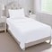 Mejoroom Twin Sheet Set Hotel Collection Twin Sheets Bedding Sheets Pillowcases with Deep Pocket Fitted Sheet Breathable Wrinkle Fade Resistant 3 PieceWhite