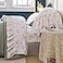QSH Queens House Shabby Roses Bed Sheet Set 4Piece King Size French Country Bed Sets