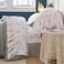 QSH Queens House Shabby Roses Bed Sheet Set 4Piece King Size French Country Bed Sets