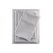 Beautyrest Madison Park 600 TC Cooling Cotton Blend Solid Bed Sheet Set with 16 Inch Deep Pocket All Season Soft BeddingSet Matching Pillow Case King Grey 4 Piece