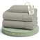 LANE LINEN 100 Organic Cotton Sheets Twin Size Soft Comfy Mercerized Fully Elasticized Naturally Temperature Regulating Sustainably Produced Luxury Hotel Quality Cotton Twin Sheet Set Silver