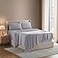 Nestl Full XL Bed Sheet Set Light Grey Instantly Soft Microfiber No Breakin Wash 4Piece Deep Pocket Sheets Pillowcases Stays Put All Night
