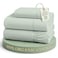 LANE LINEN Twin Sheets 100 Organic Cotton Soft 3pc Percale Cool Blue