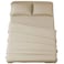 SONORO KATE Bed Sheet Set Super Soft Microfiber 1800 Series Luxury Egyptian Sheets 16Inch Deep PocketWrinkle and Hypoallergenic3 Piece Beige Twin XL