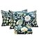 FADFAY Sheets Set Queen Teal Elegant Floral Sheets Tropical Plam Leave Sunflower Bedding 800 Thread Count Luxury Summer Bedding 100 Egyptian Cotton Deep Pocket Bed Sheets Set 4 PiecesQueen Size