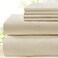 BYSURE 6 Pieces Bed Sheets SetKing CreamBeige Hotel Luxury Super Soft 1800 Thread Count 100 Microfiber Sheets with Deep Pockets Wrinkle Fade Resistant