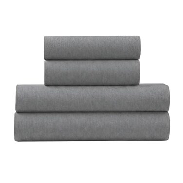 U.S. POLO US POLO ASSN Jersey Knit Sheet Set Cotton Blend TShirt Pajama Feel Deep Pocket WrinkleResistant Cooling Breathable Everyday Comfort Stretch