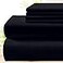 BYSURE 6 Pieces Bed Sheets SetKing Black 1800 Thread Count Super Soft 100 Microfiber Sheets with Deep Pockets Wrinkle Fade Resistant Bedding