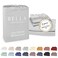 BC BELLA Bella Coterie Luxury Bamboo Viscose King Size Sheet Set 100 Organically Grown Ultra Soft Cooling for Hot Sleepers 18 Deep Pocket Grey Mist
