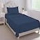 Mejoroom Twin Sheet Set Hotel Collection Twin Sheets Bedding Sheets Pillowcases with Deep Pocket Fitted Sheet Breathable Wrinkle Fade Resistant 3 PieceNavy