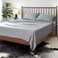 SHEEX Arctic Aire MAX Sheet Set Ultrasoft Cooling Sheets with 1 Flat Sheet 1 Fitted Sheet and 2 Pillow Cases Queen Charcoal