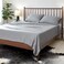 SHEEX Arctic Aire MAX Sheet Set Ultrasoft Cooling Sheets with 1 Flat Sheet 1 Fitted Sheet and 2 Pillow Cases Queen Charcoal