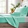 Bamboo Bay 4 Piece Queen Size Sheet Set 100 Viscose Made from Bamboo Breathable Ultra Soft Cooling Bed Sheets for Hot Sleepers Beddings with Deep Pockets Fit 16 Mattress Ocean Wave