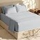 Hearth & Hearth Harbor Extra Deep Pocket Sheets Fits Mattress 1824 Inches Deep Extra Deep Pocket Twin Sheets Sets 4 Piece Twin Size Silver