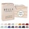 BC BELLA Bella Coterie Luxury Bamboo Viscose Split King Size Sheet Set 2 Fitted Sheets for Sleep Number Adjustable Beds 100 Organically Grown Cooling Ultra Soft 18 Deep Pocket Champagne