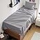 Bedsure Twin XL Sheet Sets Dorm Bedding GentleSoft Breathable Extra Long Twin Sheets Pillowcases Moisture Wicking Cooling Deep Pocket Fits Mattress Up to 21 Inches Thick Light Grey