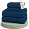 LANE LINEN Full Sheets 100 Organic Cotton Percale Cooling Soft 4pc Navy