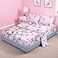 MAG 4PCS Full Size Butterfly Bedding Sheet Set Home Microfiber Bed Sheet with1 Top Flat 1 Fitted Sheet with 2 Pillowcases 14 Inches Deep Full