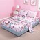 MAG 4PCS Full Size Butterfly Bedding Sheet Set Home Microfiber Bed Sheet with1 Top Flat 1 Fitted Sheet with 2 Pillowcases 14 Inches Deep Full