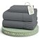 LANE LINEN Twin Bed Sheets 100 Organic Cotton Soft 3pc Percale Charcoal