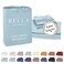BC BELLA Bella Coterie Luxury Bamboo Viscose Queen Size Sheet Set 100 Organically Grown Ultra Soft Cooling for Hot Sleepers 18 Deep Pocket Coastal Blue